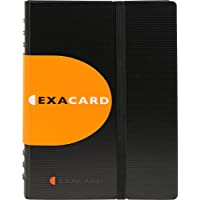 Exacompta 75034E - Porta-tarjetas de visita- color negro